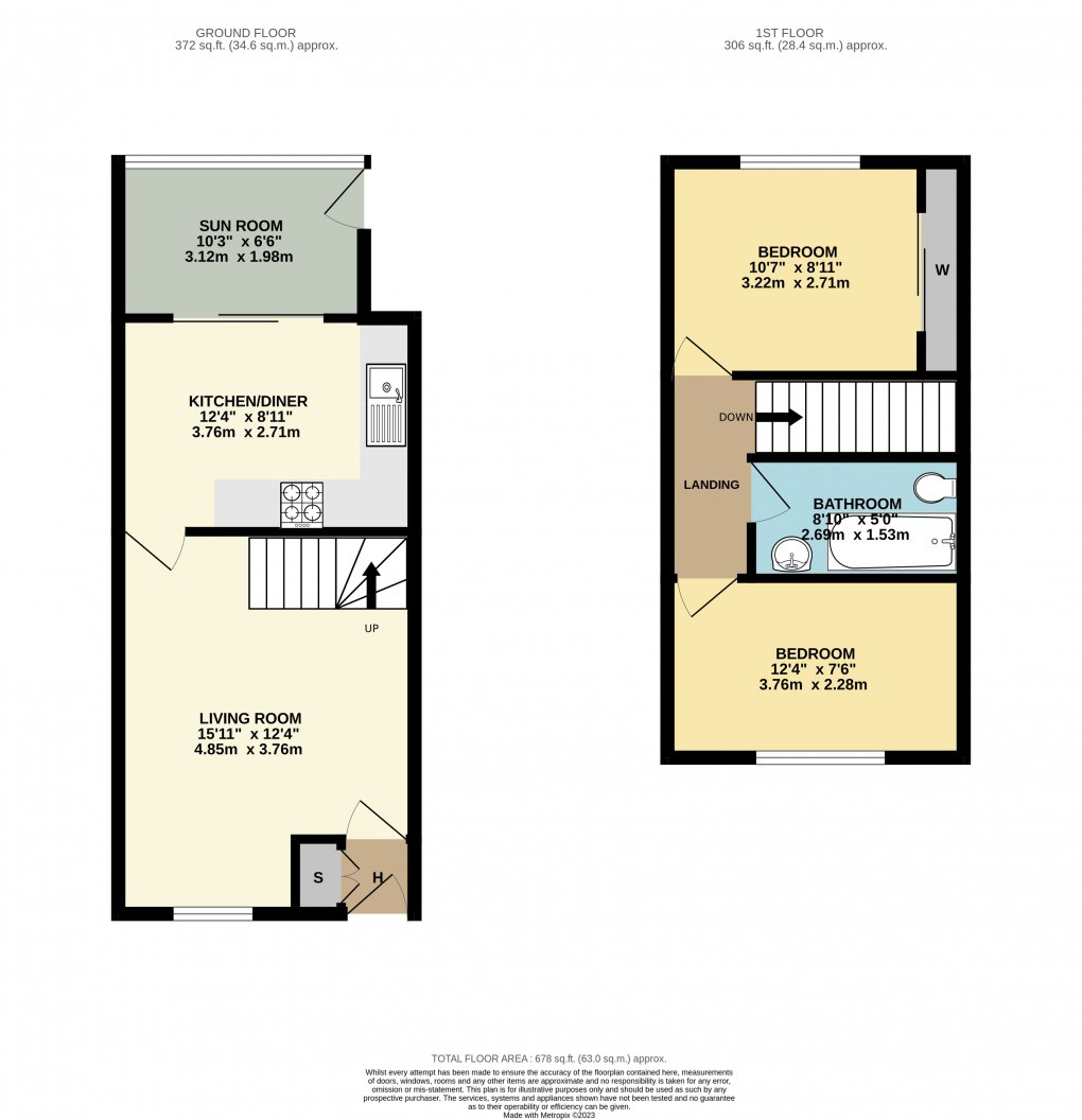 Floorplan for Furzton, Milton Keynes, Buckinghamshire