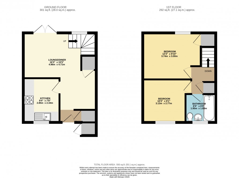 Floorplan for Two Mile Ash, Milton Keynes, Bucks