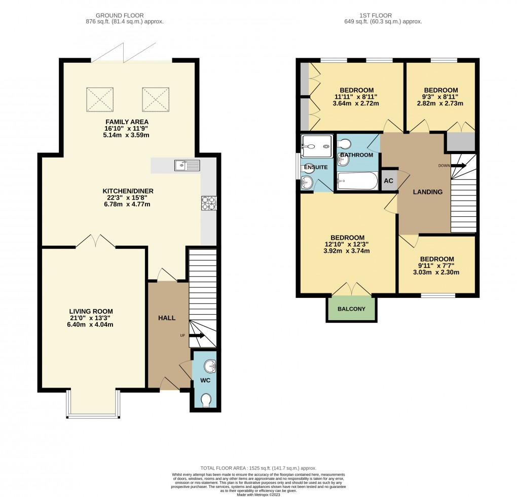 Floorplan for Broughton, Milton Keynes, Buckinghamshire