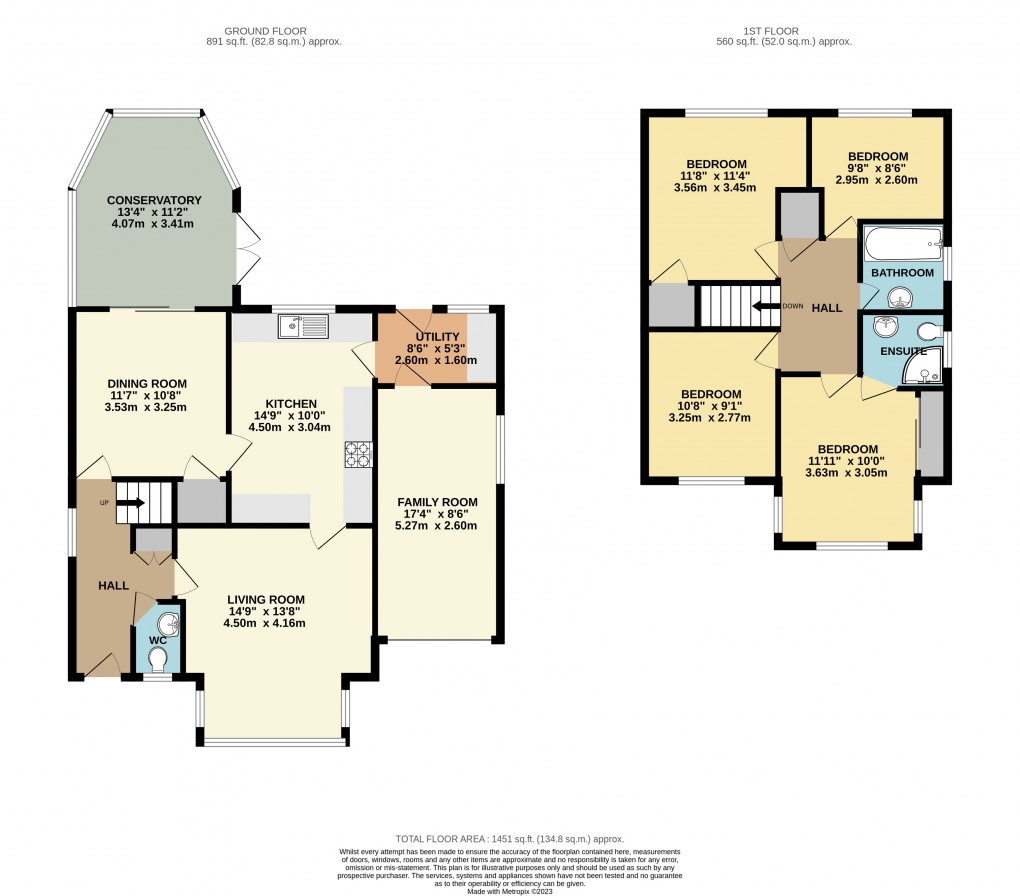 Floorplan for Tattenhoe, Milton Keynes, Buckinghamshire