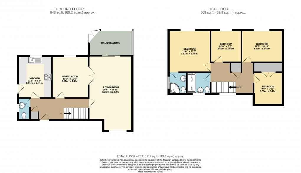 Floorplan for Heelands, Milton Keynes, Buckinghamshire