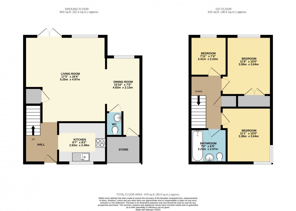 Floorplan for Great Holm, Milton Keynes, Buckinghamshire