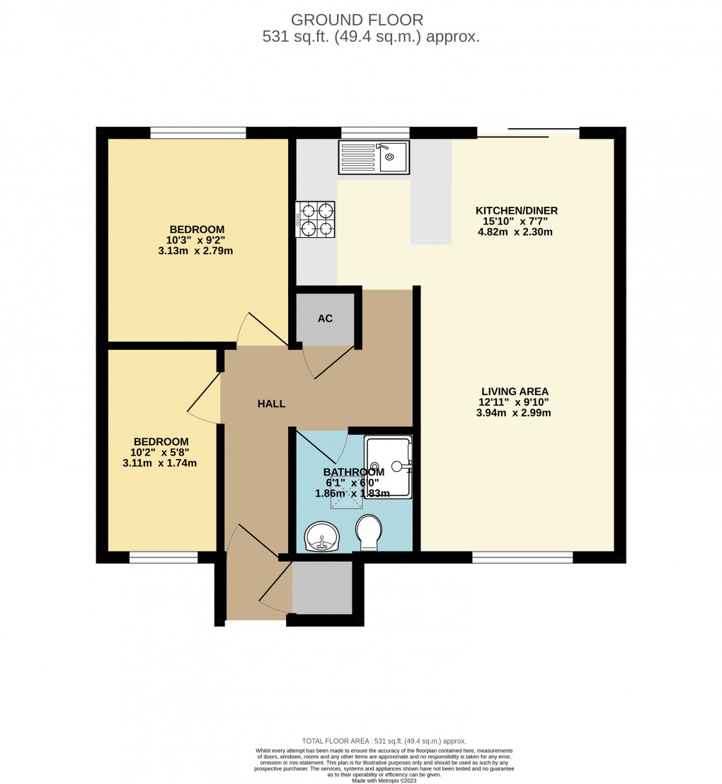 Floorplan for Furzton, Milton Keynes, Buckinghamshire