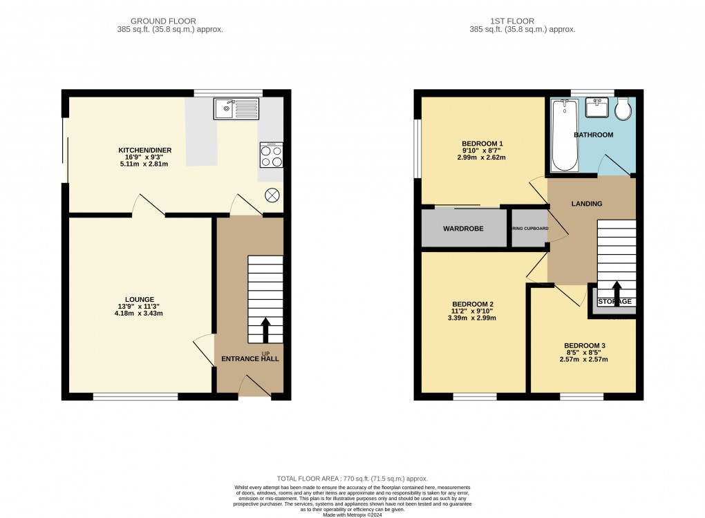 Floorplan for Neath Hill, Milton Keynes, Bucks