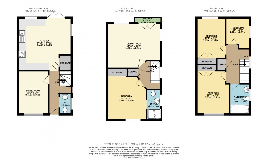 Floorplan for Oxley Park, Milton Keynes, Buckinghamshire