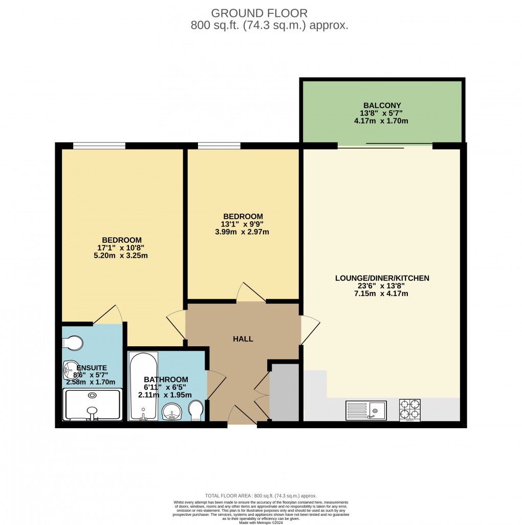 Floorplan for Campbell Park, Milton Keynes, Buckinghamshire