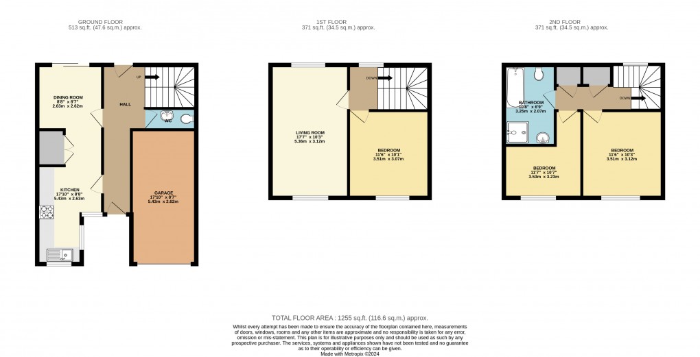 Floorplan for Bradwell Common, Milton Keynes, Buckinghamshire