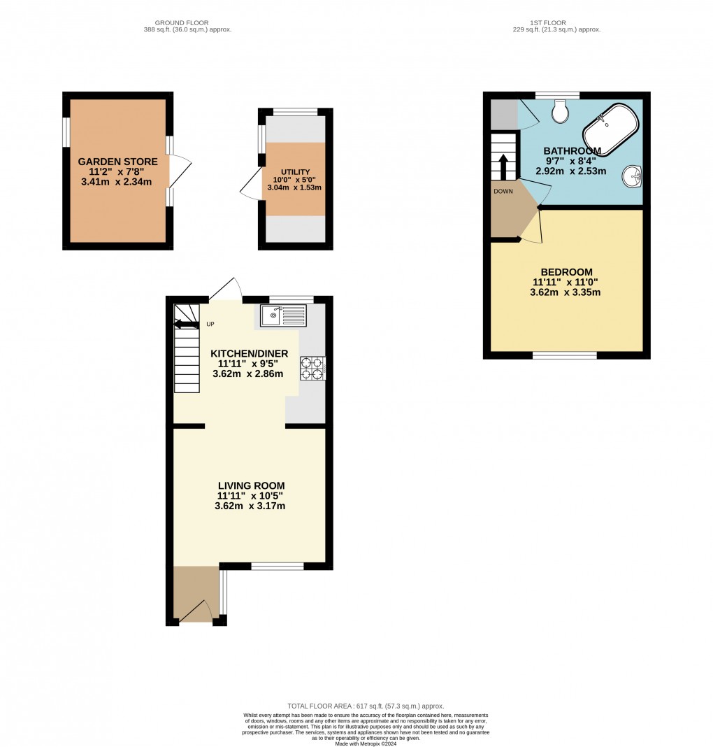 Floorplan for Bradwell Village, Milton Keynes, Buckinghamshire