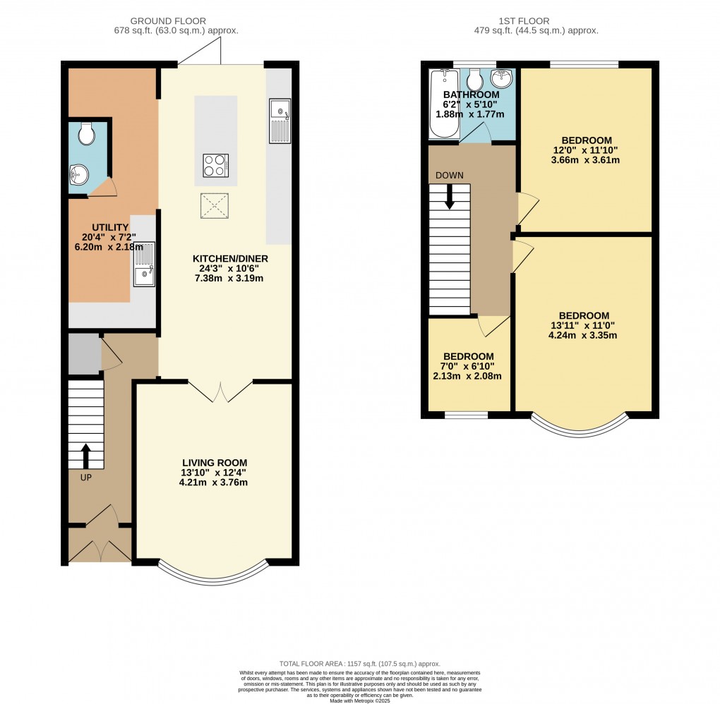 Floorplan for Wolverton, Milton Keynes, Buckinghamshire
