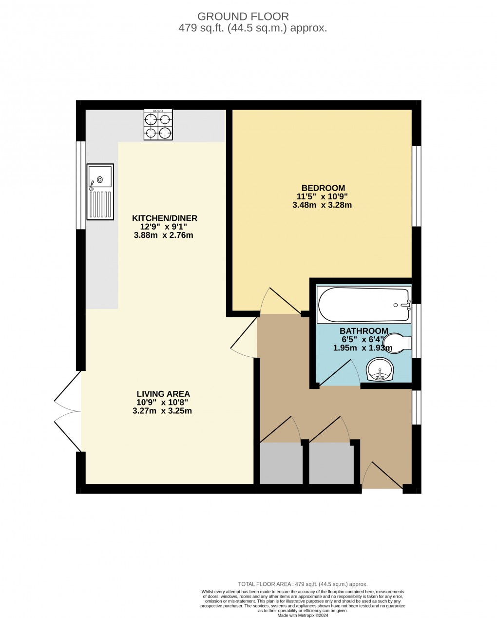 Floorplan for Oakhill, Milton Keynes, Buckinghamshire