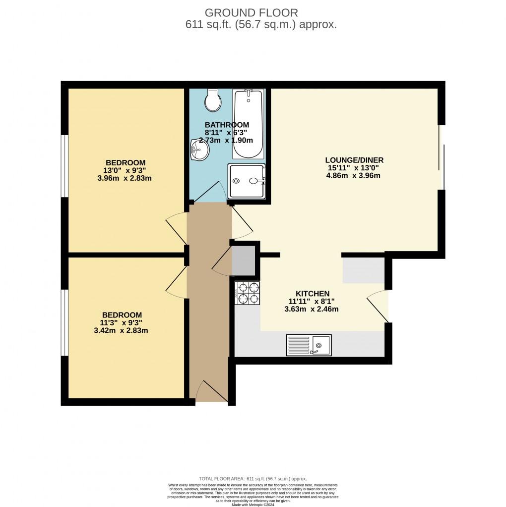 Floorplan for Broughton, Milton Keynes