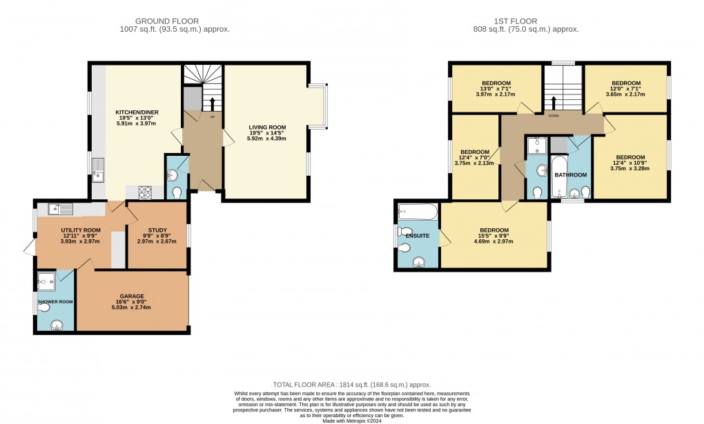 Floorplan for Conniburrow, Milton Keynes, Buckinghamshire