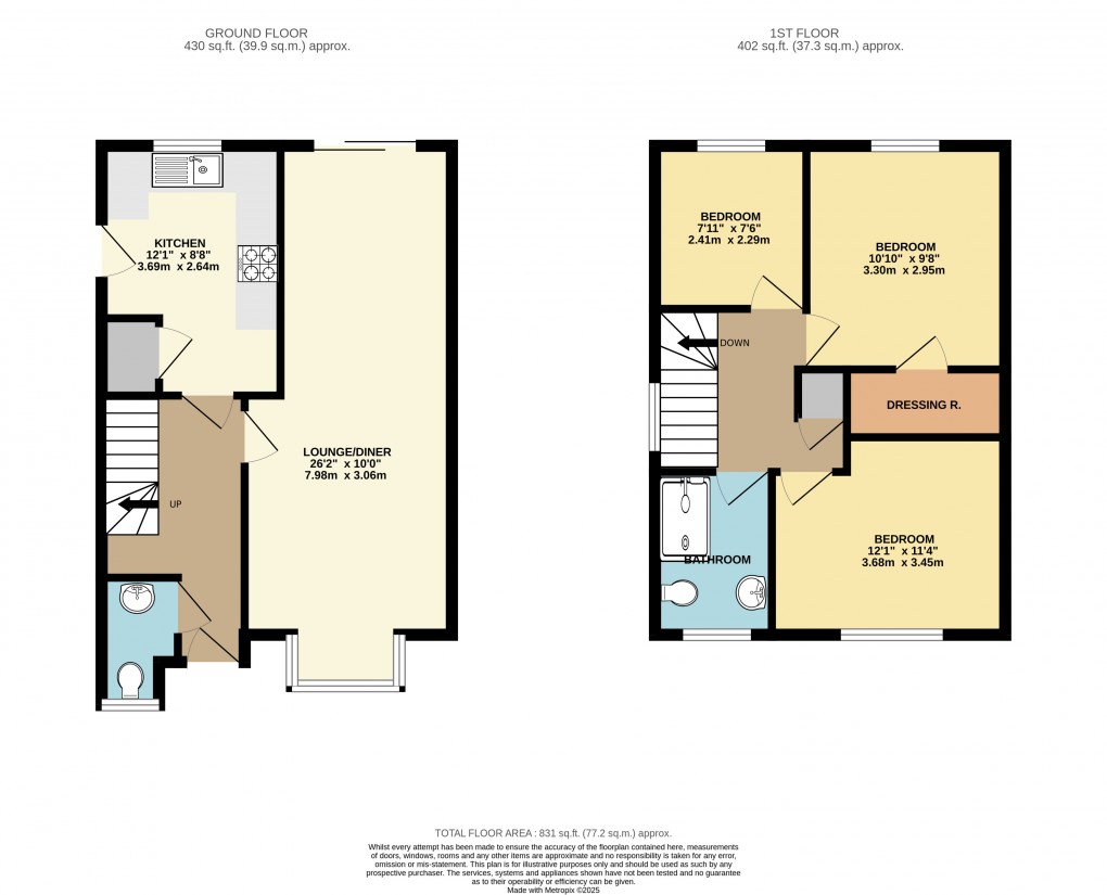Floorplan for New Bradwell, Milton Keynes, Buckinghamshire