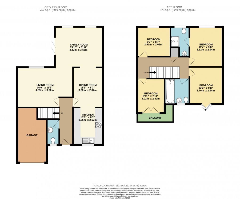 Floorplan for Crownhill, Milton Keynes, Buckinghamshire