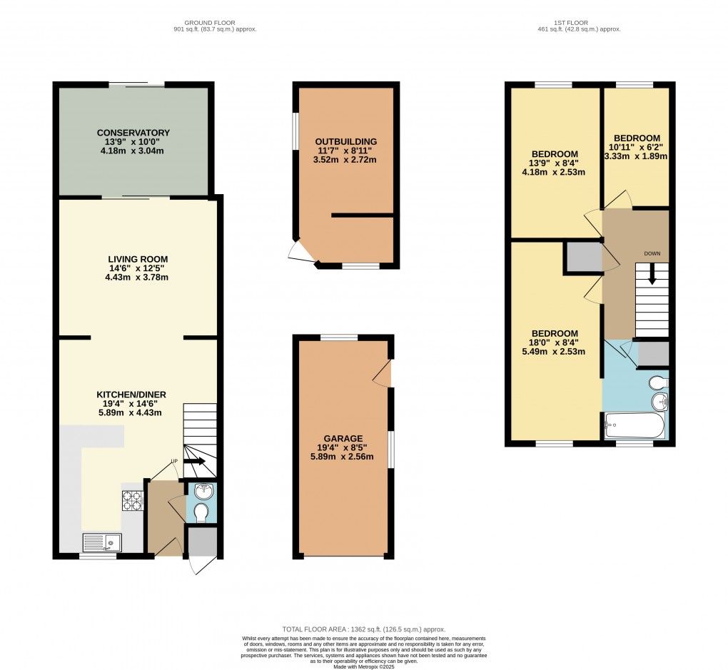 Floorplan for Coffee Hall, Milton Keynes, Buckinghamshire