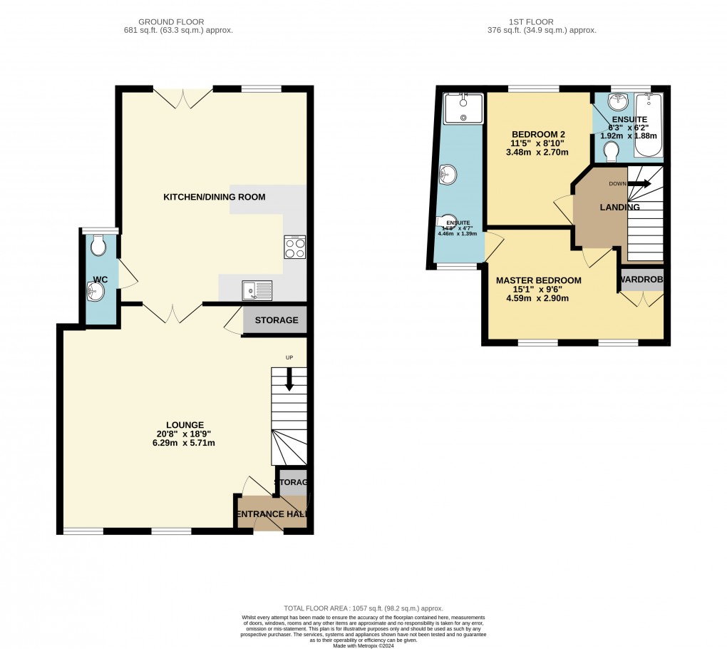 Floorplan for Bradwell, Milton Keynes, Buckinghamshire