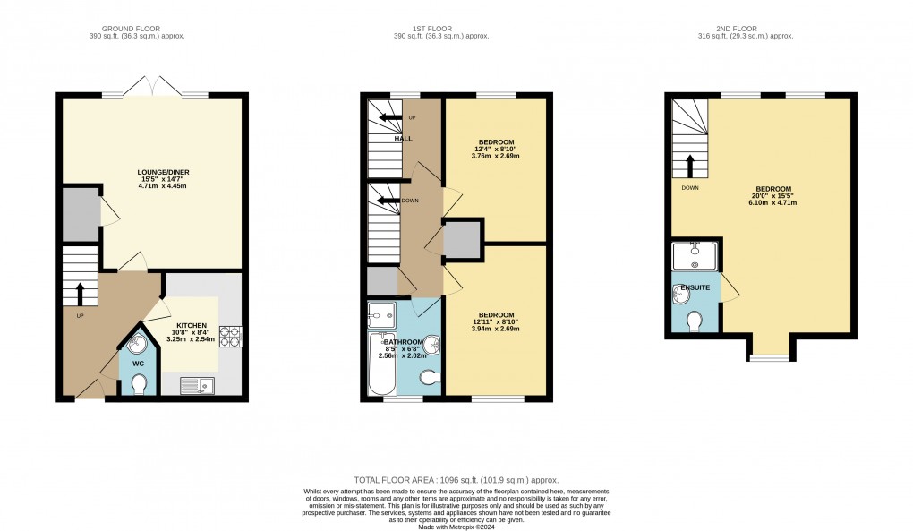 Floorplan for Eagle Farm South, Milton Keynes, Buckinghamshire