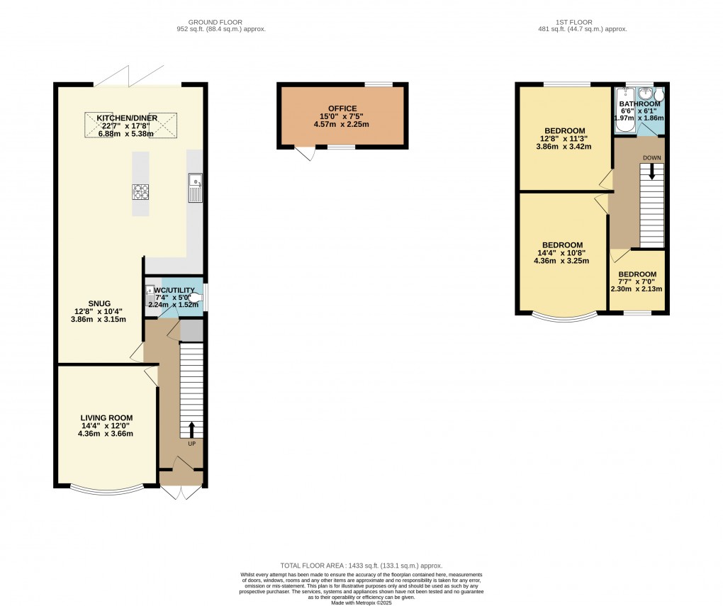 Floorplan for Wolverton, Milton Keynes