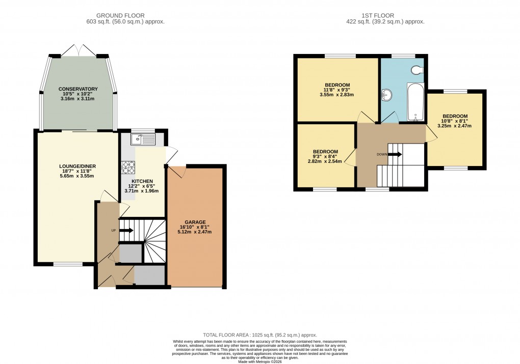Floorplan for Greenleys, Milton Keynes