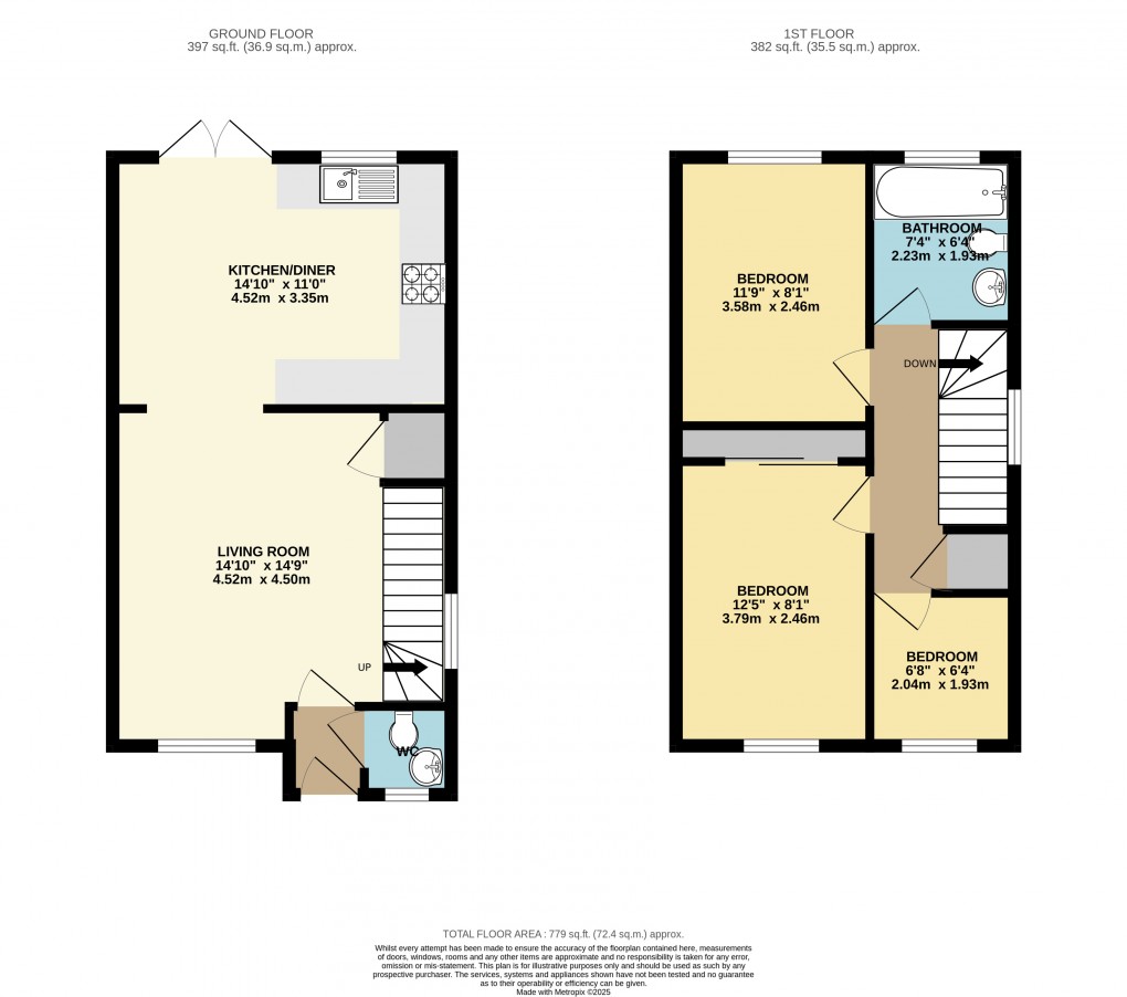 Floorplan for Oakhill, Milton Keynes, Buckinghamshire