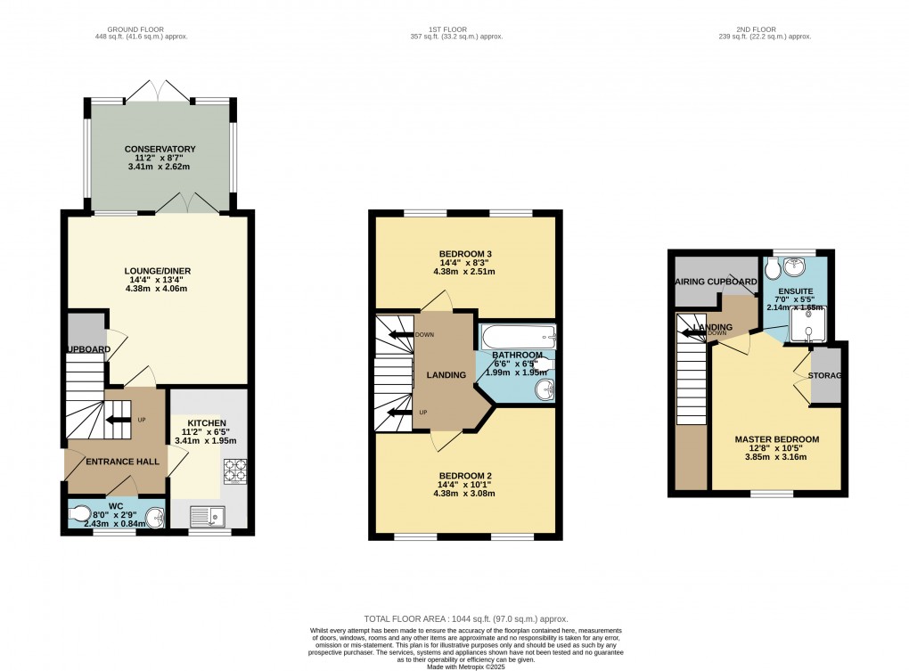 Floorplan for Broughton, Milton Keynes, Bucks