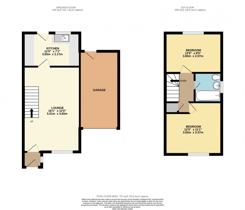 Floorplan for Two Mile Ash, Milton Keynes, Buckinghamshire