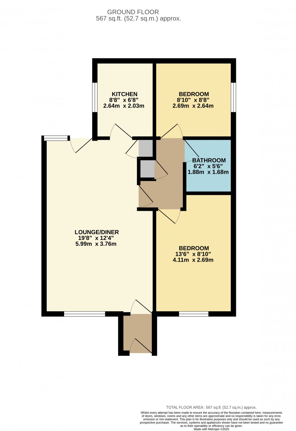 Floorplan for Conniburrow, Milton Keynes, Buckinghamshire