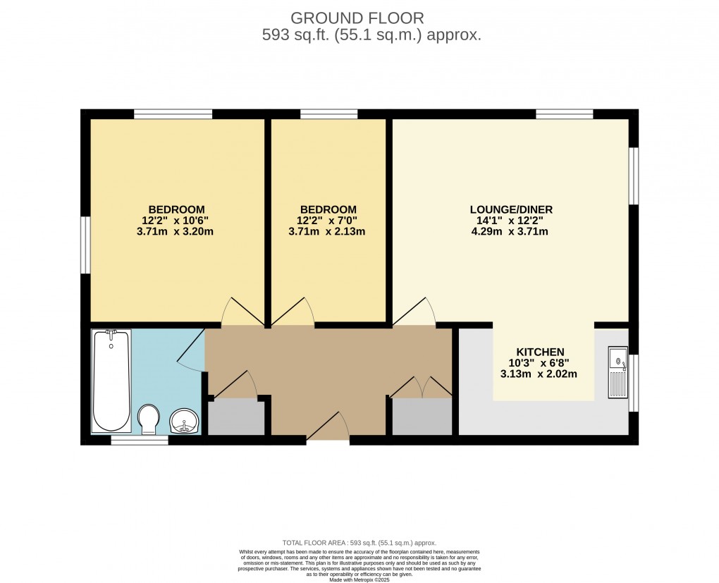 Floorplan for Broughton, Milton Keynes, Bucks