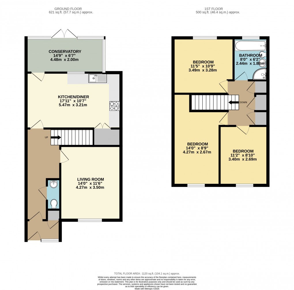 Floorplan for Downs Barn, Milton Keynes, Buckinghamshire