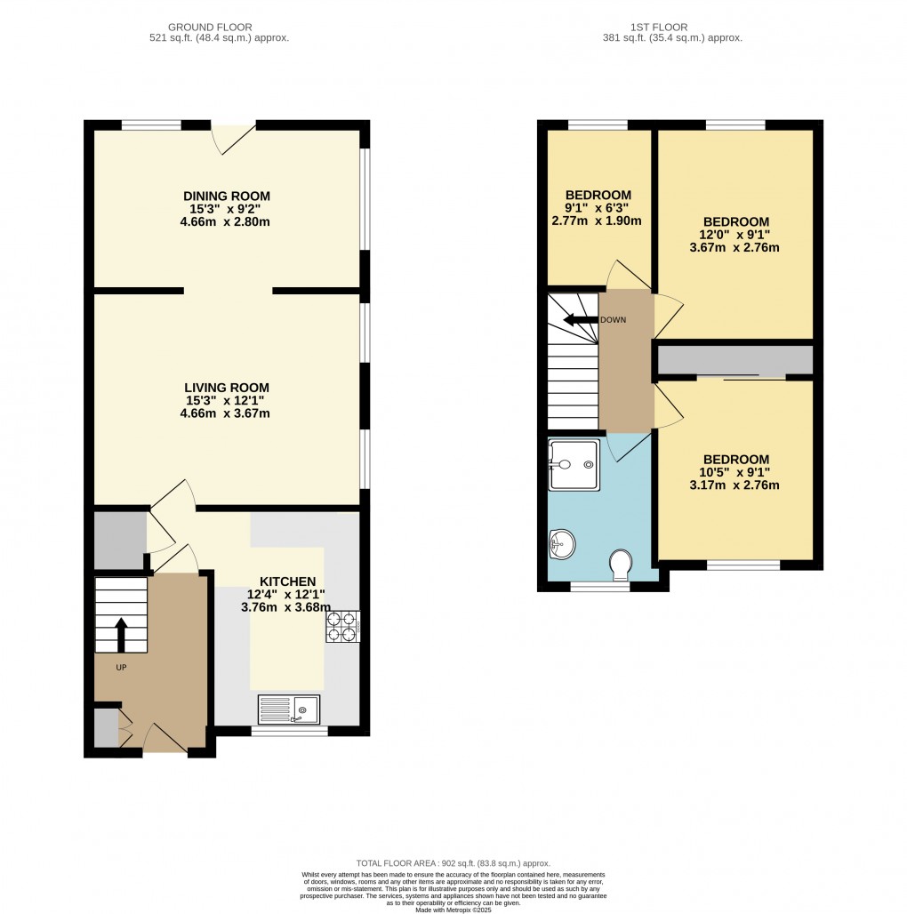 Floorplan for Emerson Valley, Milton Keynes, Buckinghamshire