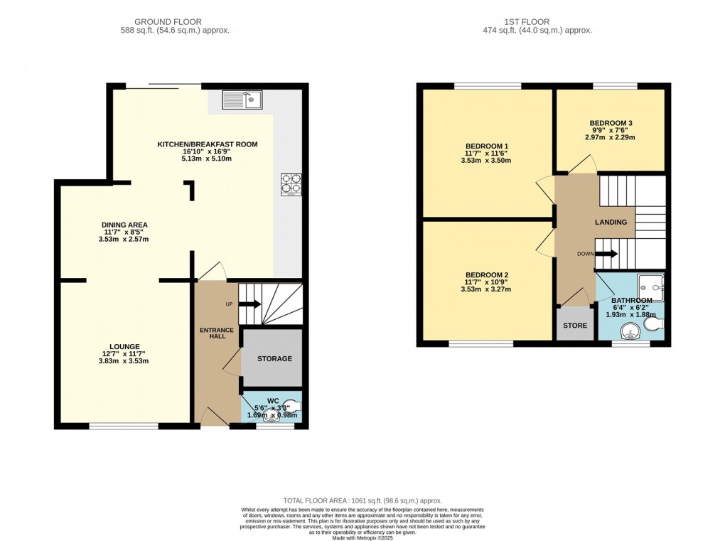Floorplan for Stony Stratford, Milton Keynes, Buckinghamshire