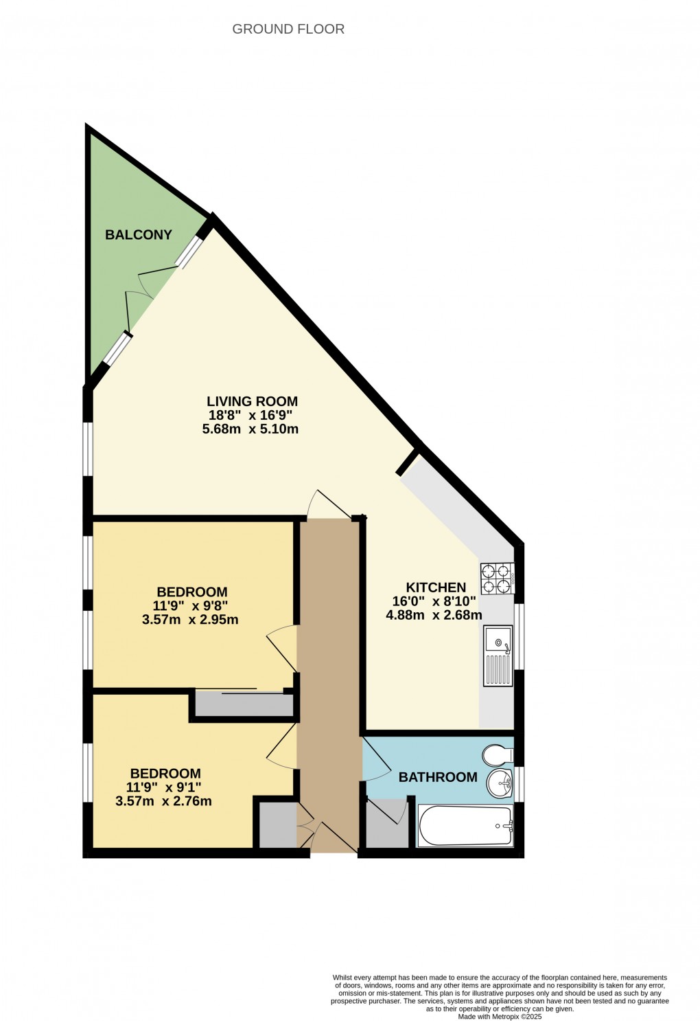 Floorplan for Oldbrook, Milton Keynes, Buckinghamshire