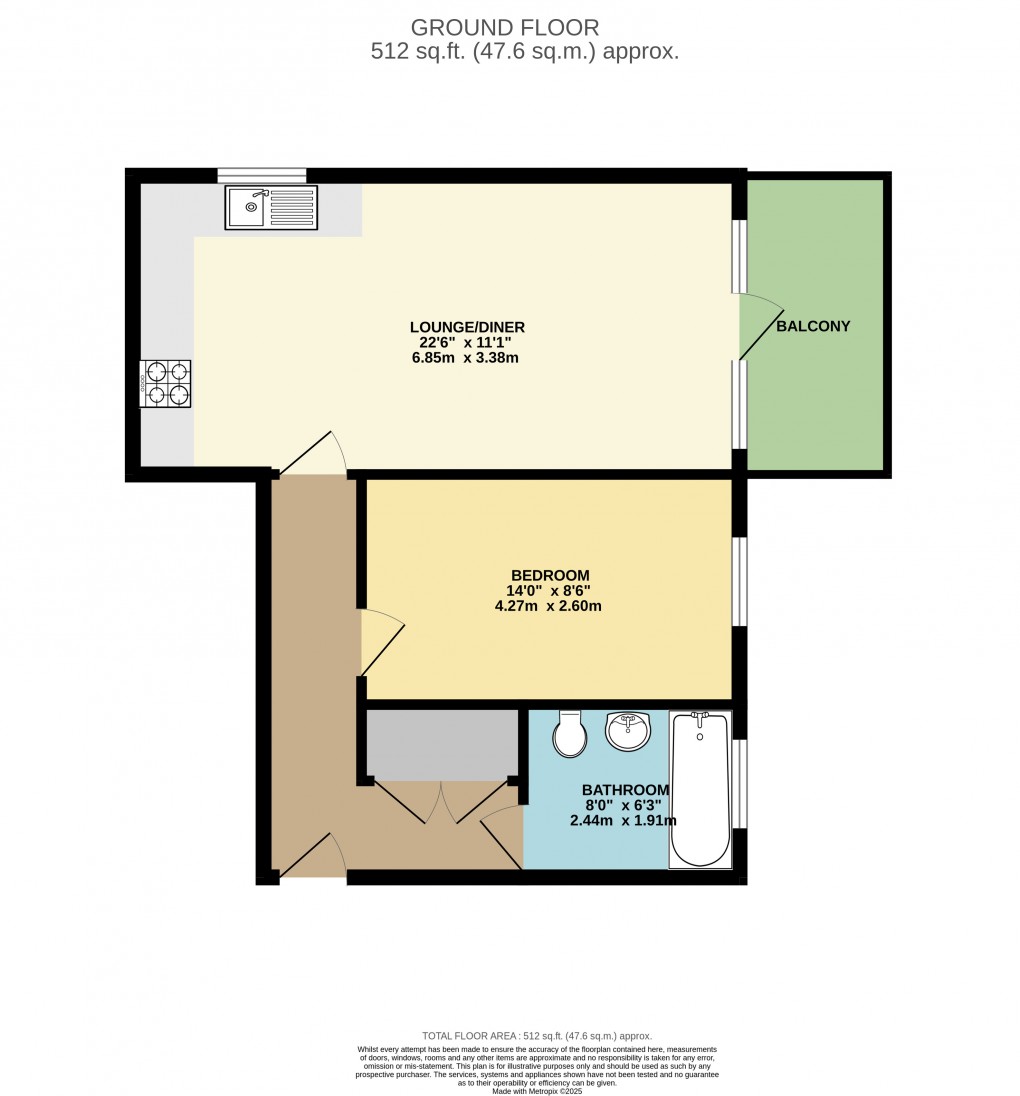 Floorplan for Oakgrove, Milton Keynes, Buckinghamshire