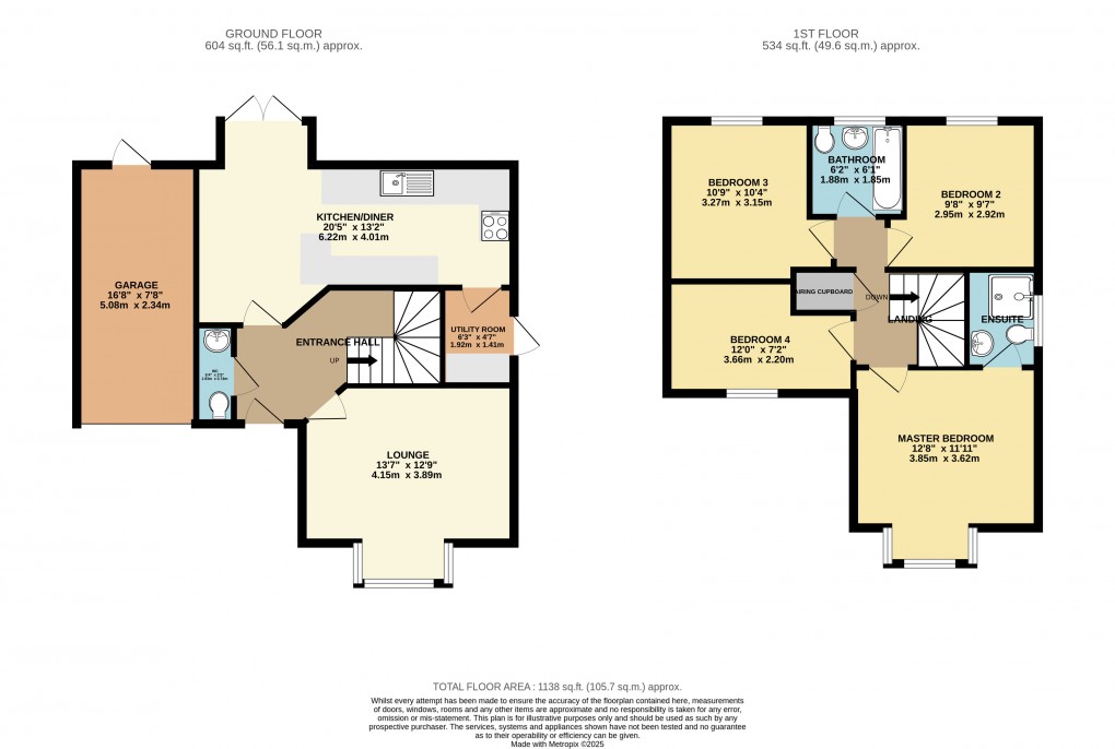 Floorplan for Westcroft, Milton Keynes, Bucks