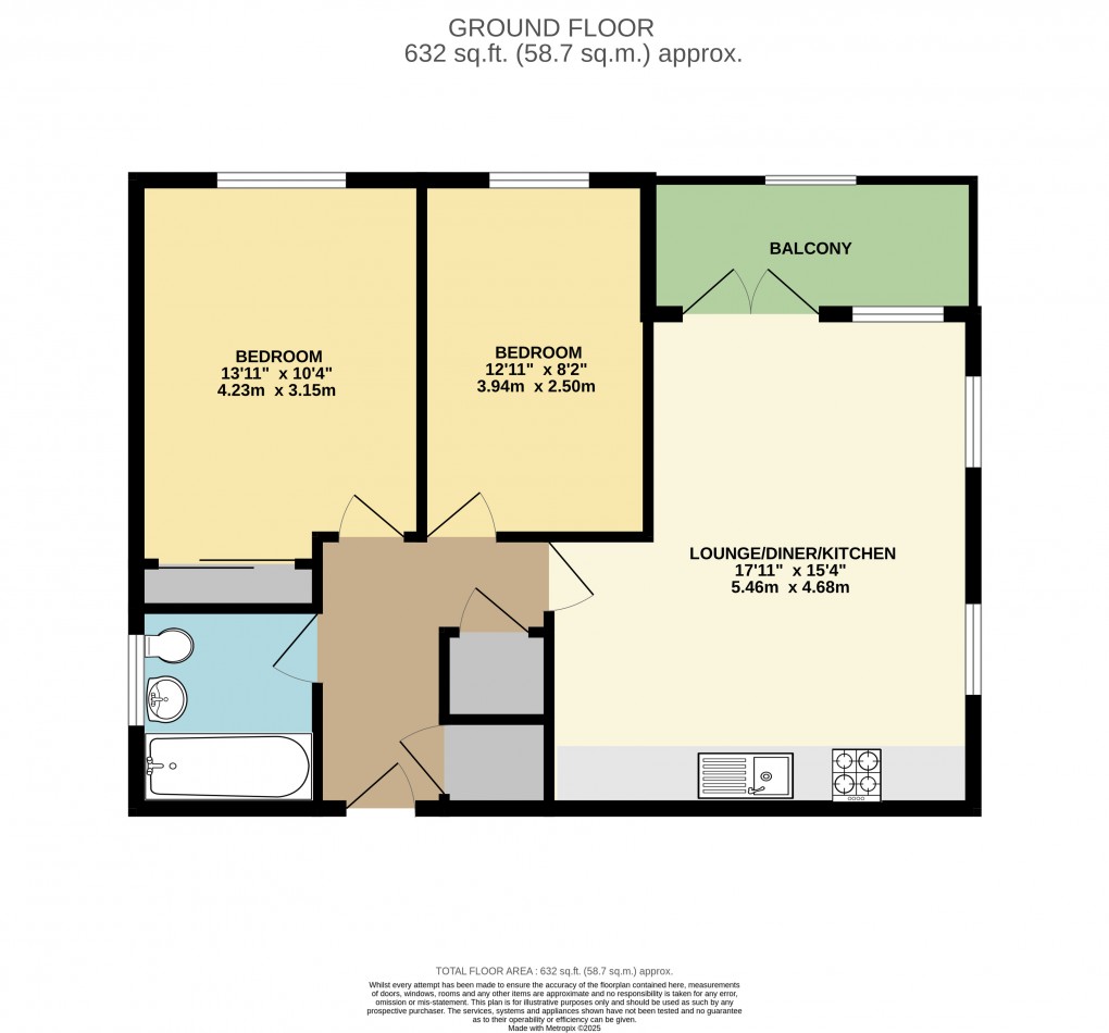 Floorplan for Brooklands, Milton Keynes, Buckinghamshire