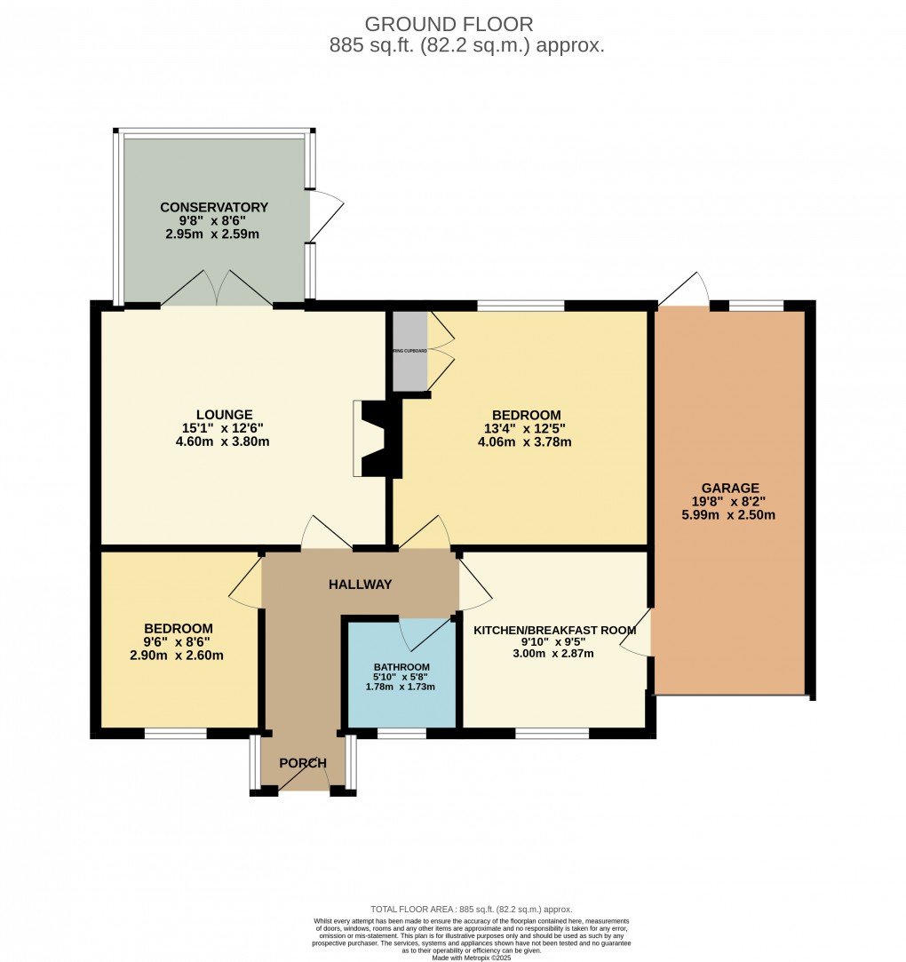 Floorplan for North Crawley, Buckinghamshire