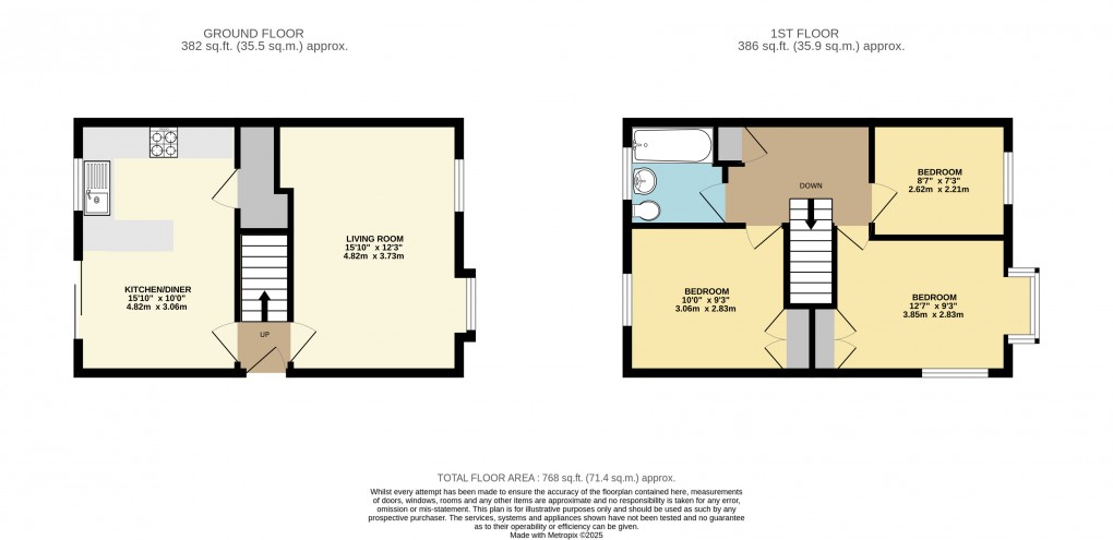 Floorplan for Fullers Slade, Milton Keynes, Buckinghamshire