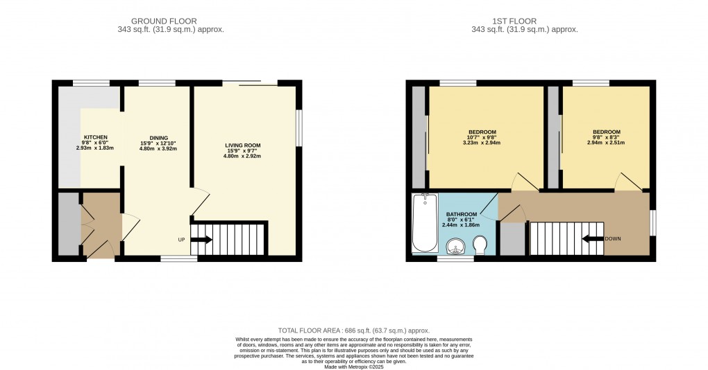 Floorplan for Shenley Church End