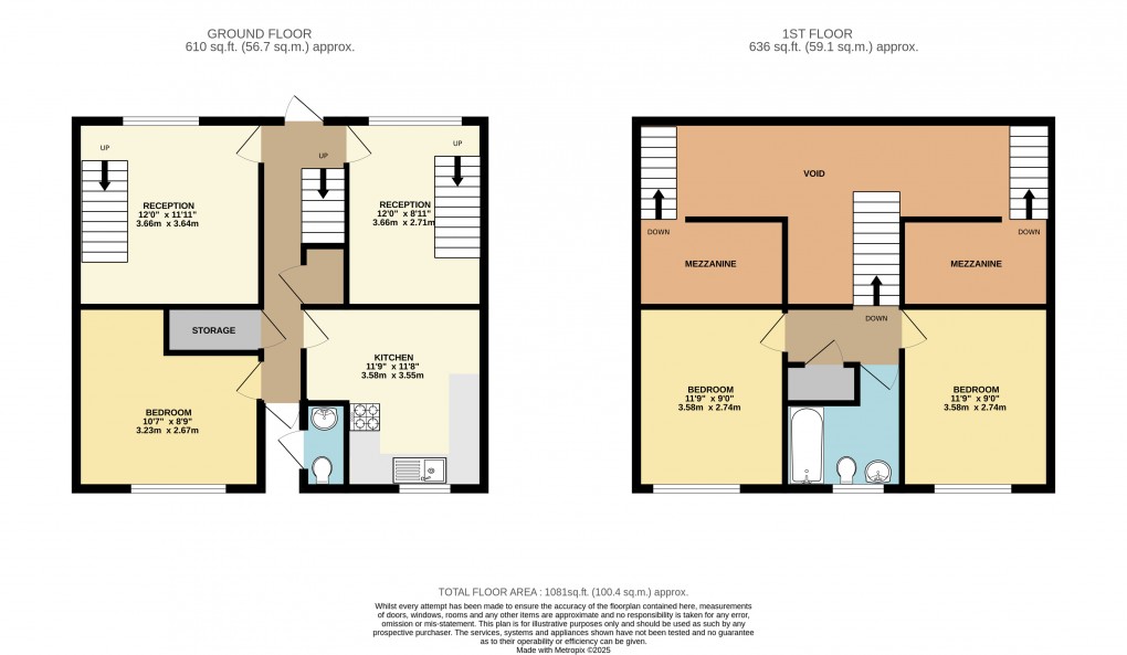 Floorplan for Tinkers Bridge, Milton Keynes, Buckinghamshire