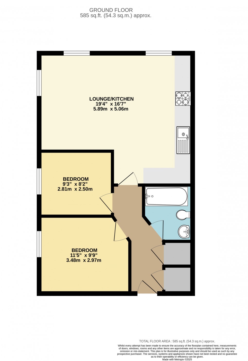 Floorplan for Brooklands