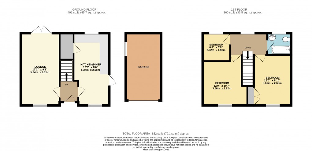 Floorplan for Two Mile Ash, Milton Keynes, Buckinghamshire