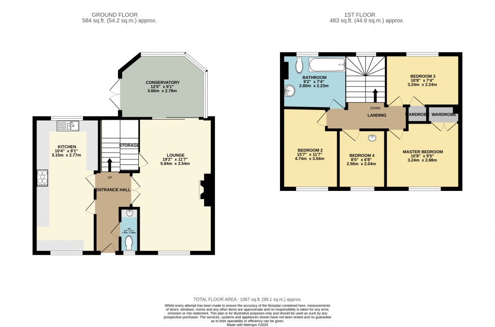 Floorplan for Bancroft, Milton Keynes, Bucks