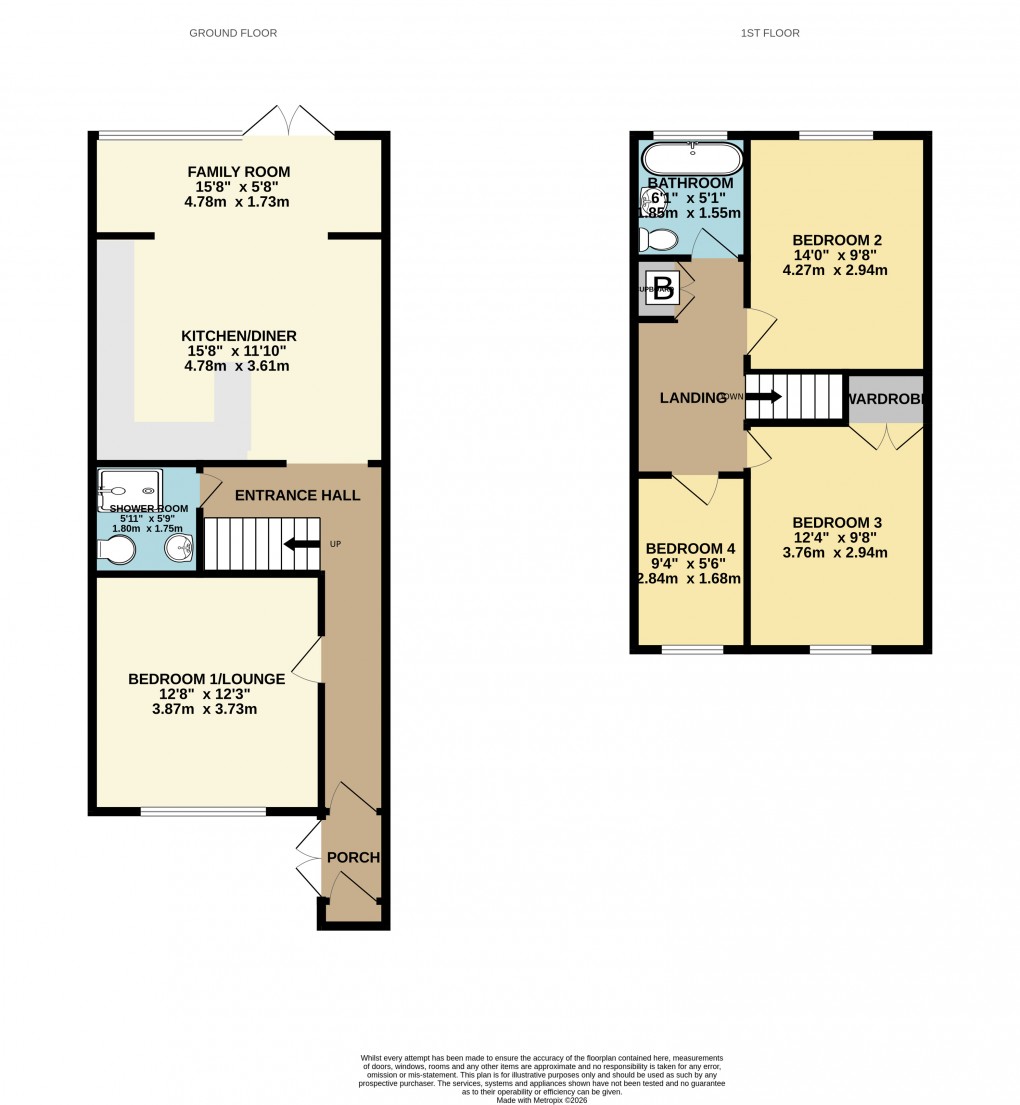 Floorplan for Great Linford, Milton Keynes, Buckinghamshire