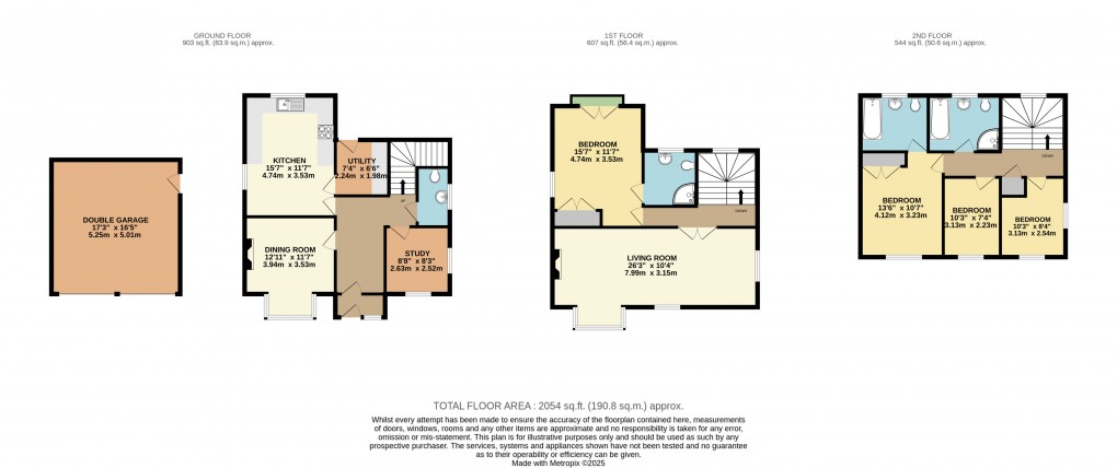 Floorplan for Shenley Brook End