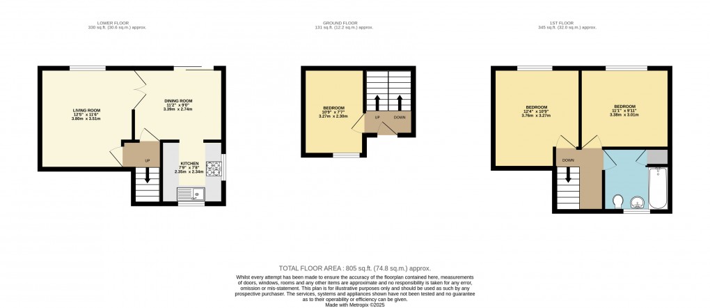 Floorplan for Shenley Church End