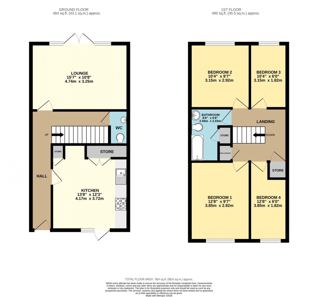 Floorplan for Great Linford, Milton Keynes, Bucks