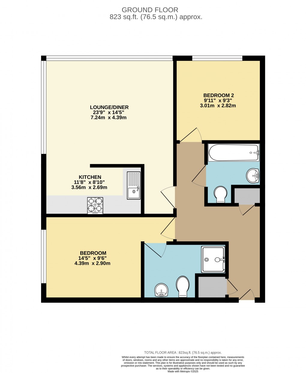 Floorplan for Witan Gate, Central Milton Keynes, Buckinghamshire