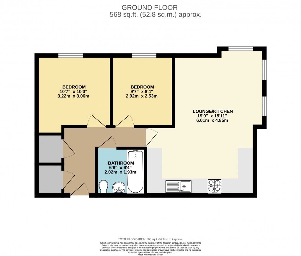 Floorplan for Brooklands, Milton Keynes, Buckinghamshire