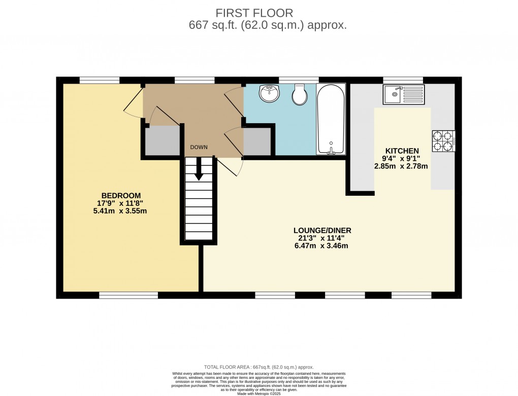 Floorplan for Fairfields, Milton Keynes, Buckinghamshire