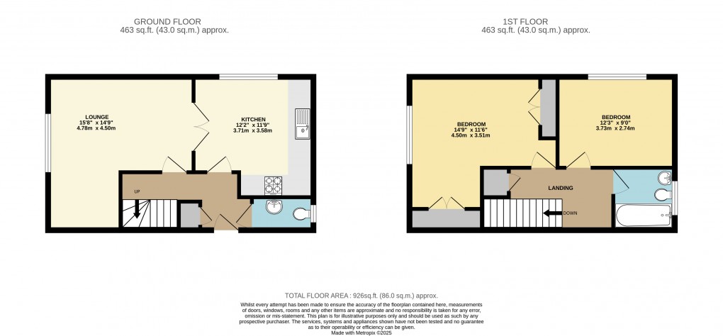 Floorplan for Medbourne, Milton Keynes, Buckinghamshire